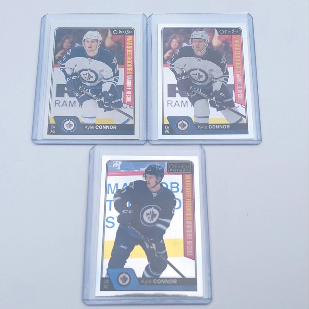 Kyle Connor OPC Lot of Rookie Cards 2016/17 Winnipeg Jets